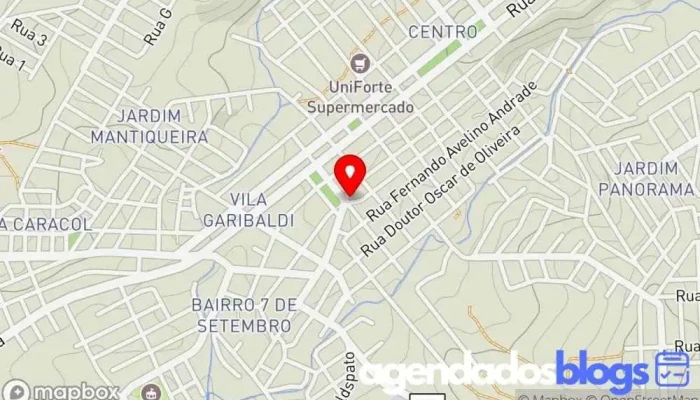 mapa de Farmácia Drogasul Drogaria, Farmácia em Andradas