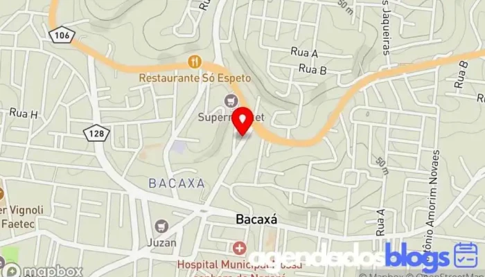 mapa de Farmácia e Drogaria Cristal - Bacaxá, Saquarema Farmácia em Saquarema
