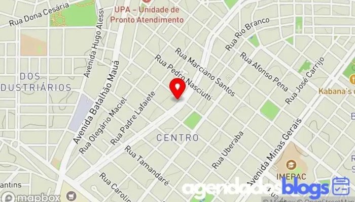 mapa de Farmácia e Drogaria Drogamais Minas Drogaria, Loja de medicamentos fitoterápicos, Serviço de saúde ocupacional, Farmácia de medicamentos orgânicos, Perfumaria, Farmácia em Araguari