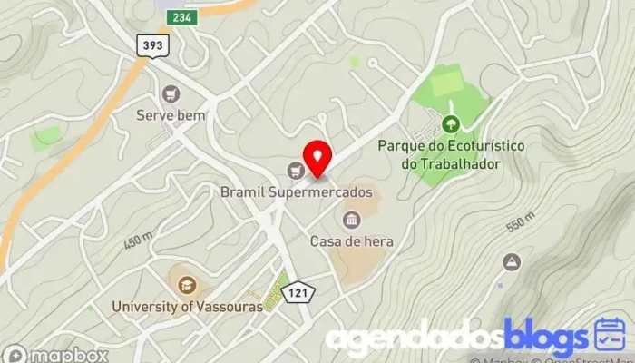 mapa de Farmácia Floral Drogaria, Farmácia em Vassouras