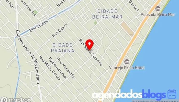 mapa de FARMÁCIA FORTE FARMA Drogaria em Rio das Ostras