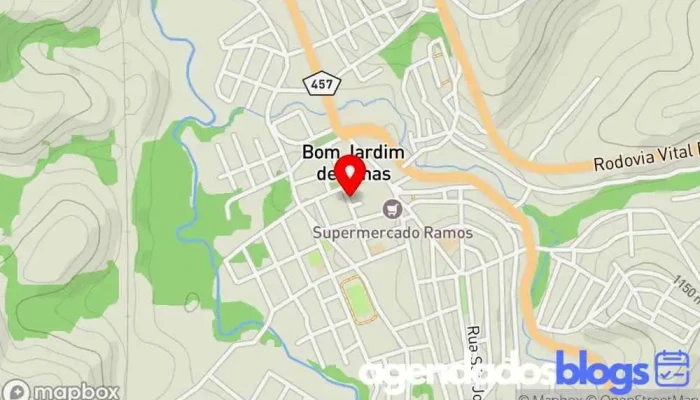 mapa de Farmácia Grupo Multifarma Bom Jardim de Minas Farmácia em Bom Jardim de Minas