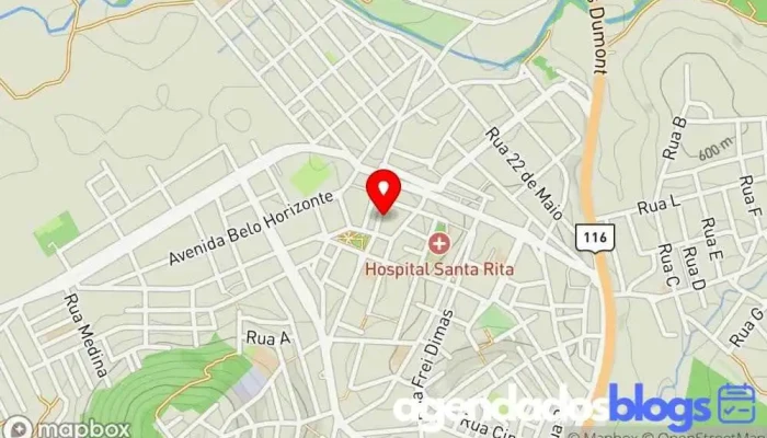 mapa de Farmácia Indiana Farmácia, Drogaria, Empresa farmacêutica em Medina