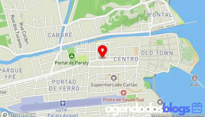 mapa de Farmacia Litoral Farmácia em Paraty