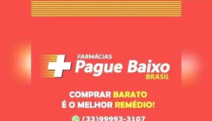Farmacia Pague Baixo Brasil   Rodoviaria   Grupo Multifarma Do Proprietario - Manhuaçu