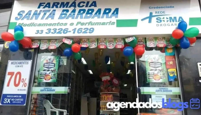 Farmácia Santa Bárbara - 74 - Centro