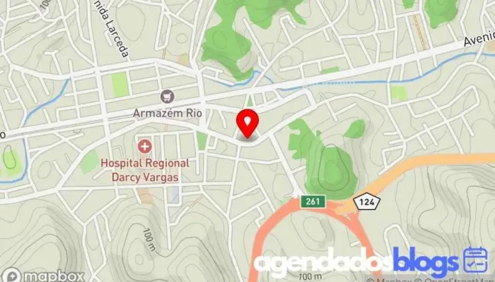 mapa de Farmácia Santo Antônio Drogaria em Rio Bonito