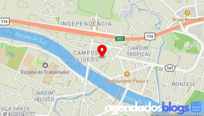 mapa de Farmácia Sauer de Resende Ltda Empresa farmacêutica, Drogaria, Delivery, Farmácia em Resende