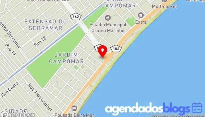 mapa de Farmácia TREVO Drogaria em Rio das Ostras