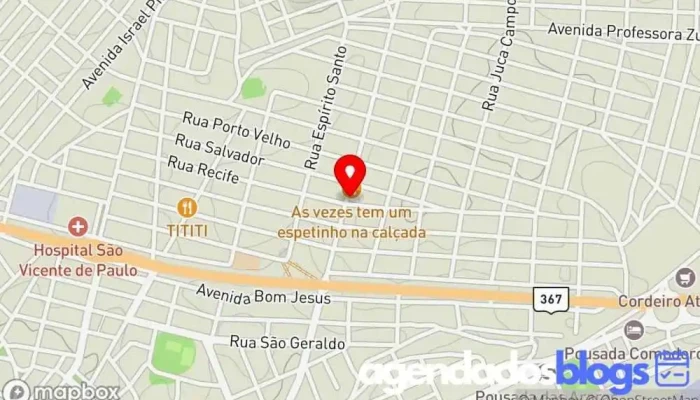 mapa de Farmácia Viva Mais Farmácia em Araçuaí