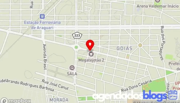 mapa de Farmácias Droga Doctor Farmácia em Araguari