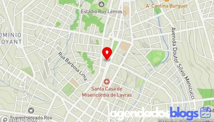 mapa de Farmatos Drogaria em Lavras