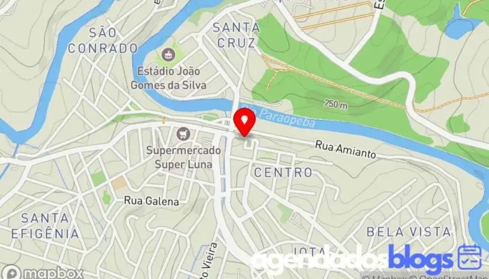 mapa de Farmcenter Drogaria, Farmácia em Brumadinho