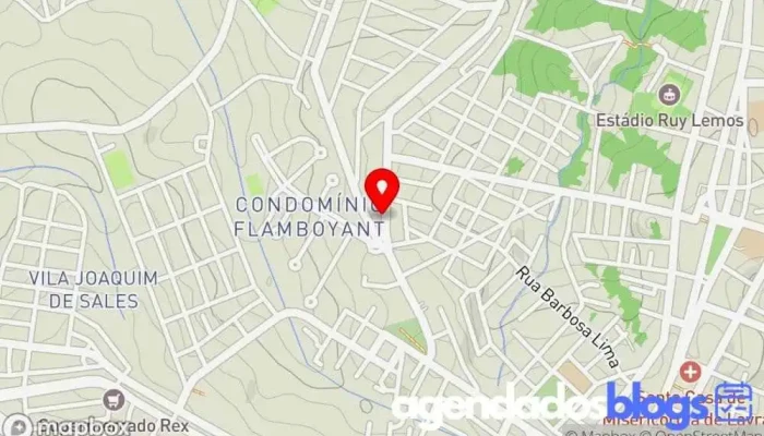 mapa de Giga Farma Popular Drogaria em Lavras