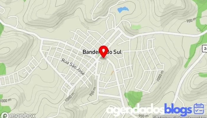 mapa de Giovana Andréa de Barros Drogaria em Bandeira do Sul