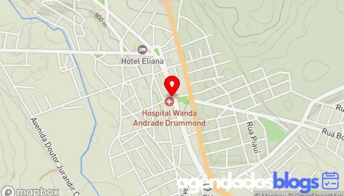 mapa de Hiper Popular Drogarias  em Matozinhos