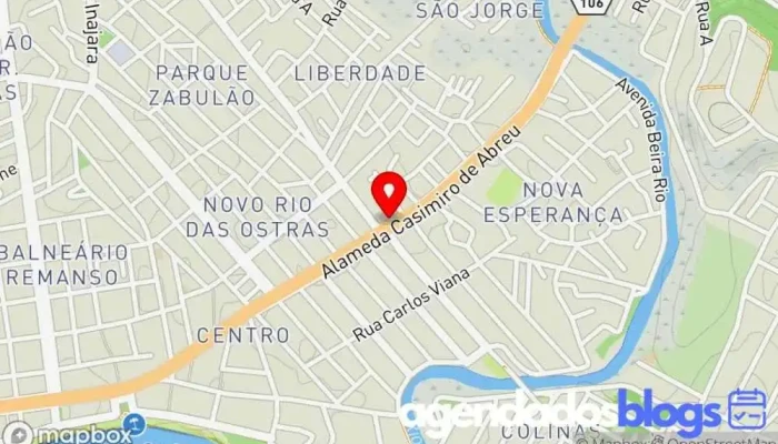 mapa de Hiperfarma Rede Inova Drogarias Drogaria em Rio das Ostras