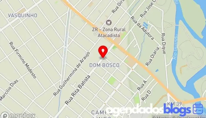 mapa de Ideal Saúde Empresa farmacêutica, Farmácia em Seropédica