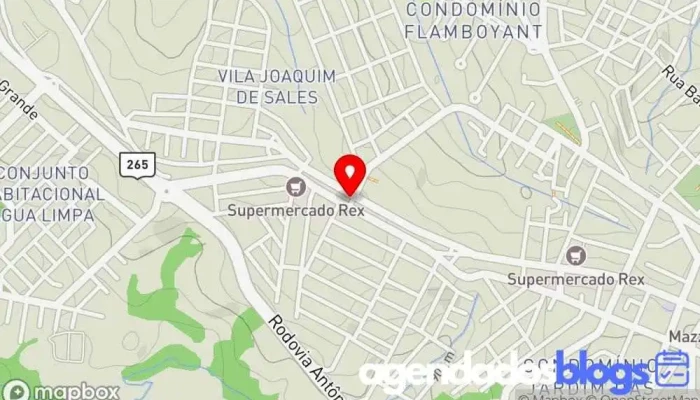 mapa de Liliane Carvalho da Silva & Cia Drogaria em Lavras