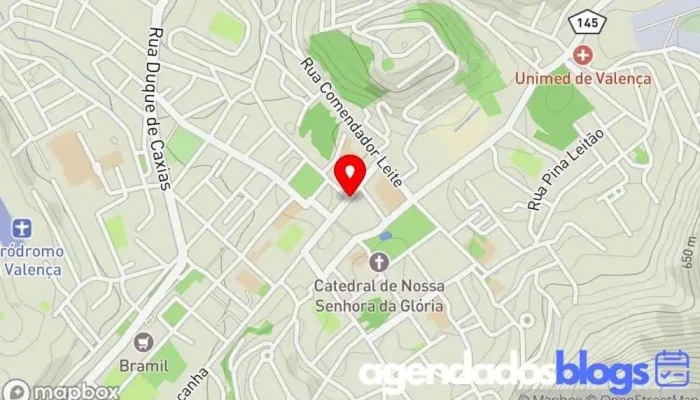 mapa de Lojinha Do Hene Loja de produtos de beleza em Valença