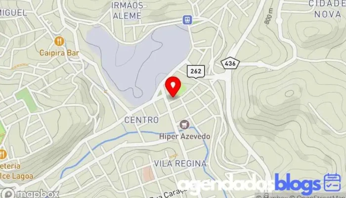 mapa de Luiz Alberto Pinto Coelho Drogaria, Farmácia em Barão de Cocais