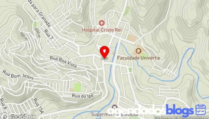 mapa de Machado & Pessoa Drogaria em Matipó