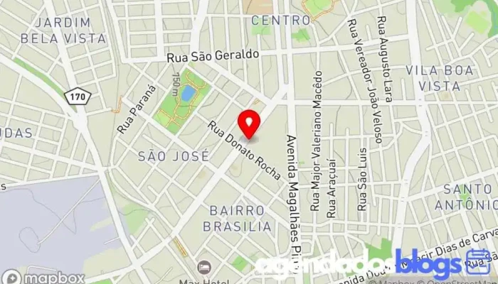 mapa de Natural Farma Farmácia de Manipulação Empresa farmacêutica em Arcos