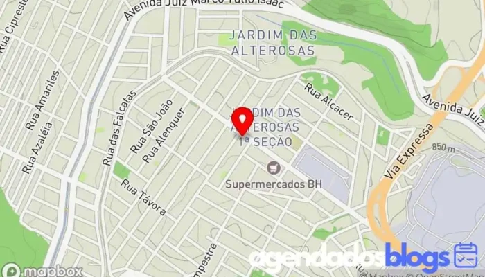 mapa de ÓTIMA FARMA ALTEROSA 1ª SEÇÃO Drogaria, Farmácia em Betim