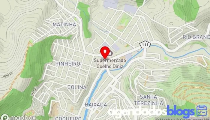 mapa de Permebem Bom Pastor Farmácia em Manhuaçu