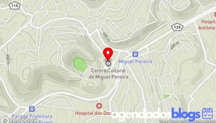 mapa de Pharmaflora Drogaria, Farmácia em Miguel Pereira