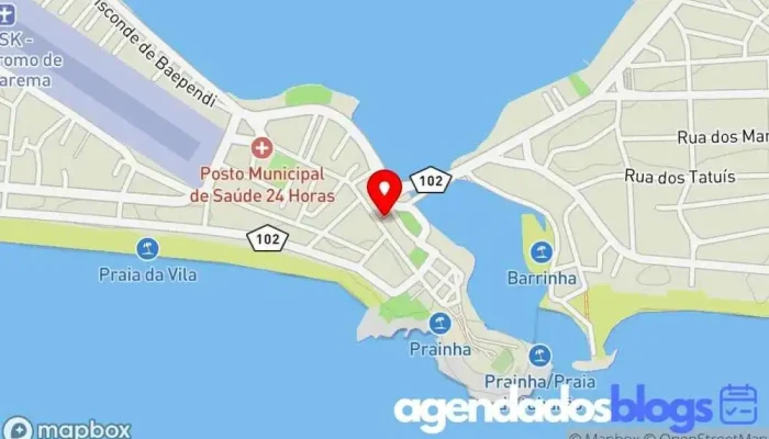 mapa de Praça de Saquarema- Centro Farmácia em Saquarema