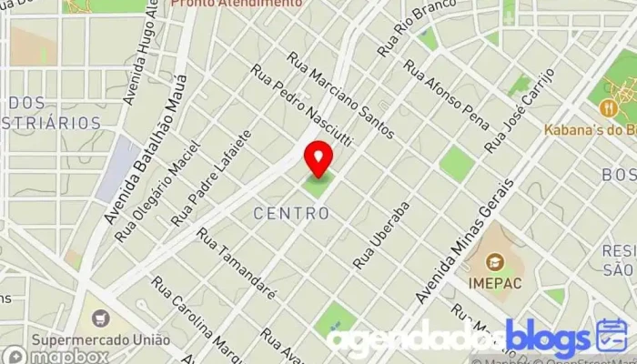 mapa de Praça Farid Nader Playground em Araguari