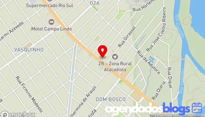 mapa de Rede De Drogarias Unidos Drogaria em Seropédica