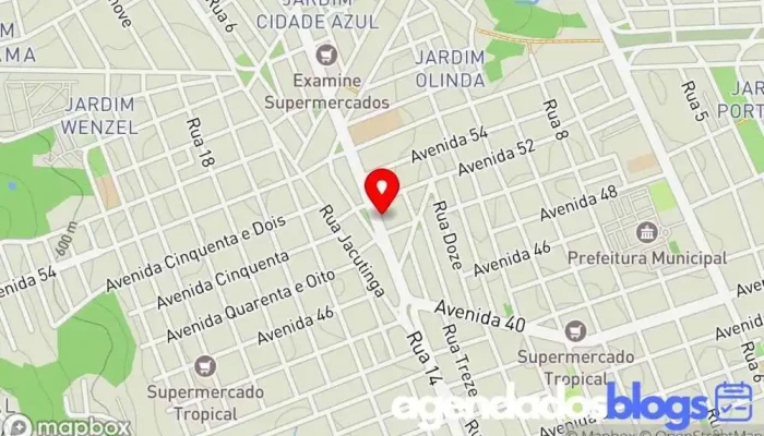 mapa de Rede Farma Gente Farmácia em Rio Claro