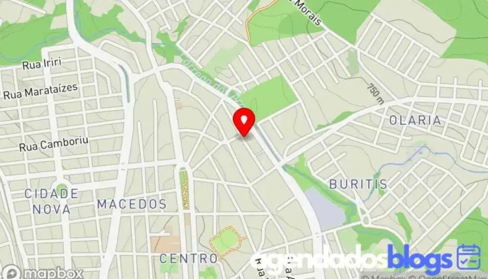mapa de Rede Farmácia de Minas unidade Arcos Farmácia em Arcos