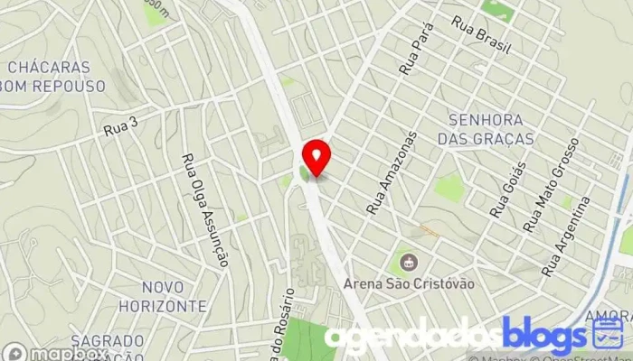 mapa de Rede Inova Drogaria Betim Drogaria em Betim