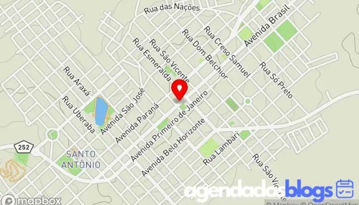 mapa de Rede Inova Drogarias - Araújos Farmácia em Araújos