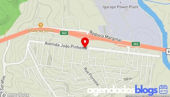 mapa de Rede Inova Francelinos Empresa farmacêutica em Juatuba