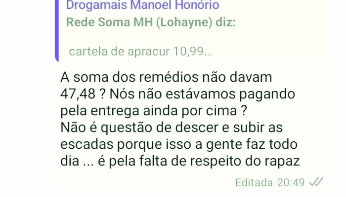 Rede Soma Drogarias -    Manoel Honorio Drogaria - Juiz De Fora