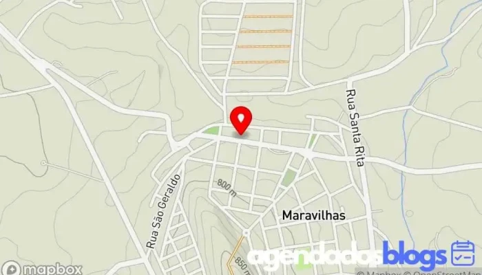 mapa de Reginaldo A. da Silva Drogaria em Maravilhas