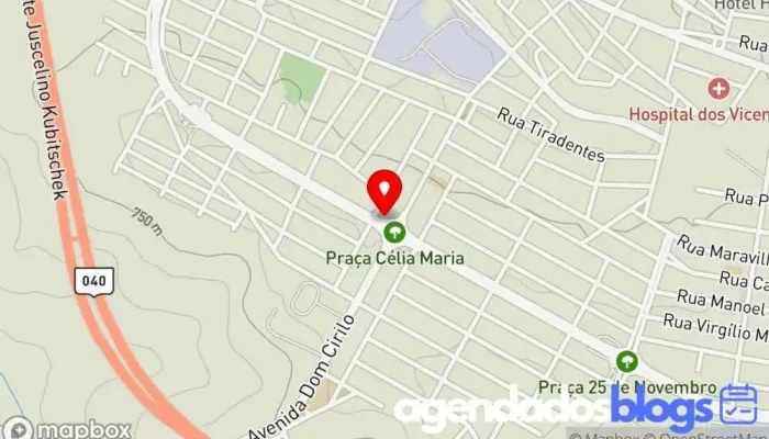 mapa de São Geraldo Drougstore Drogaria em - Industrial