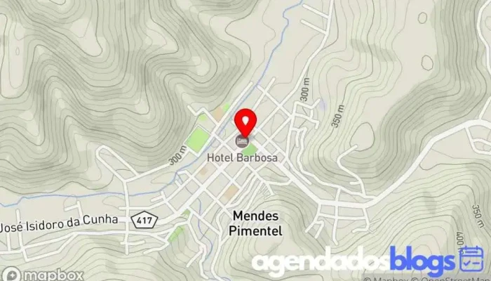 mapa de Saúde Farma Drogaria, Perfumaria em Mendes Pimentel