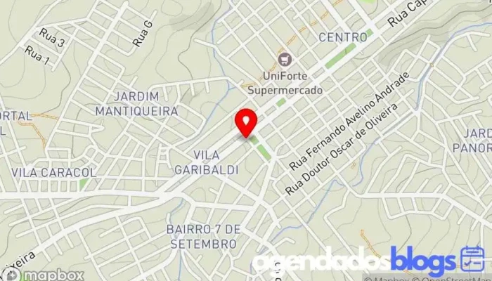 mapa de Viva Vida Drogaria e Perfumaria Drogaria, Farmácia em Andradas